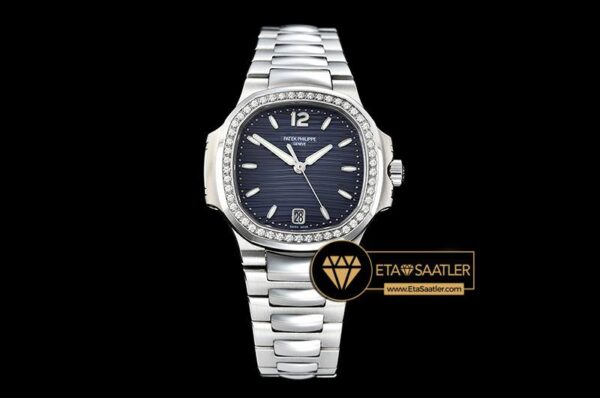 PP0271C - Patek Nautilus 33mm Diam SSSS Blue PF Miyota 9015 - 11.jpg